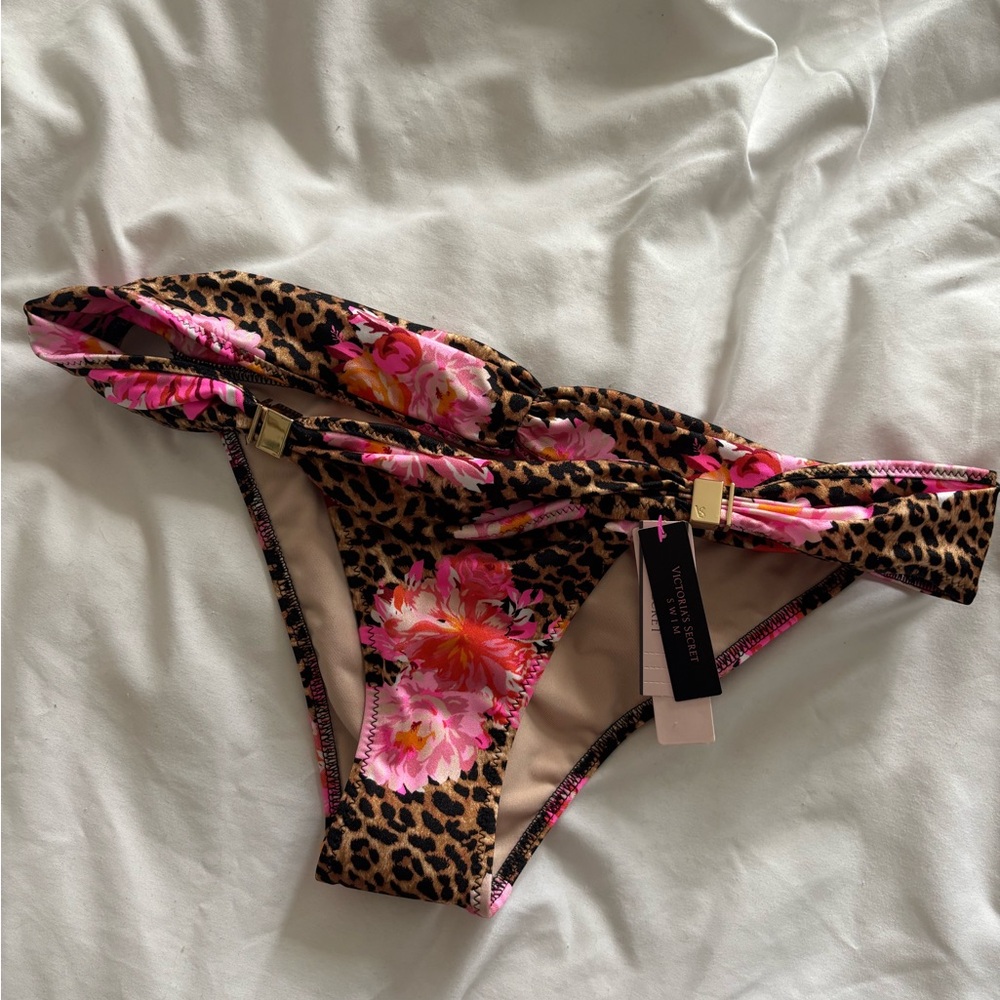 Victoria's Secret Leopard and Floral Bikini Bottom